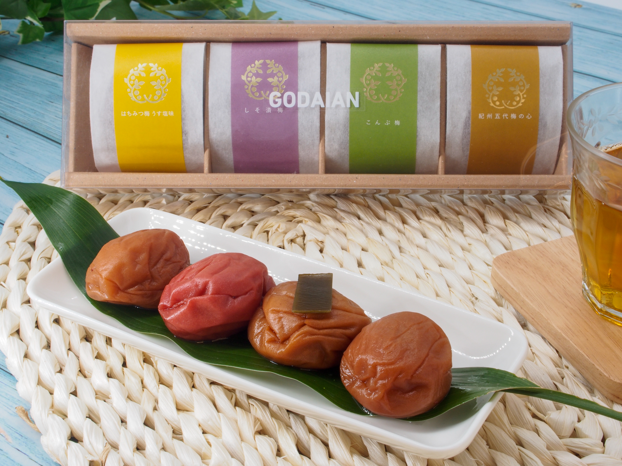 特選梅干4粒クラフトボックス UMEBOSHI SELECTION(キャンペーン限定)