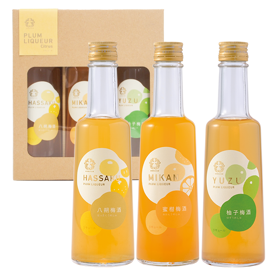 Plum Liqueur Citrus ～シトラス～ （プラムリキュールシトラス）八朔梅酒・蜜柑梅酒・柚子梅酒 各300ml